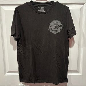 OLD NAVY Men's Long Beach CA Logo Short Sleeve Tee T Shirt Top - black, size S